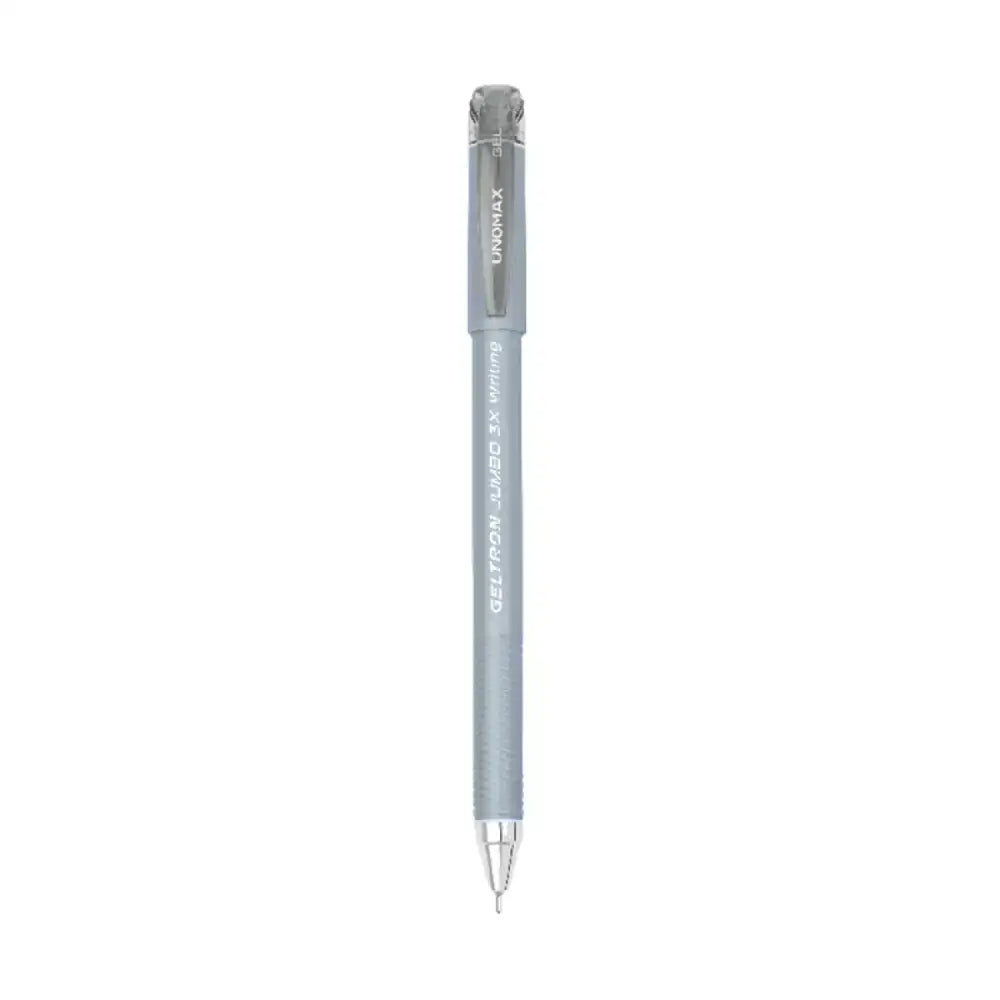 Unomax Geltron Jumbo 3X Gel Pen | Waterproof Ink | Ink Colour - Blue Black and Red - Black - Gel Pens