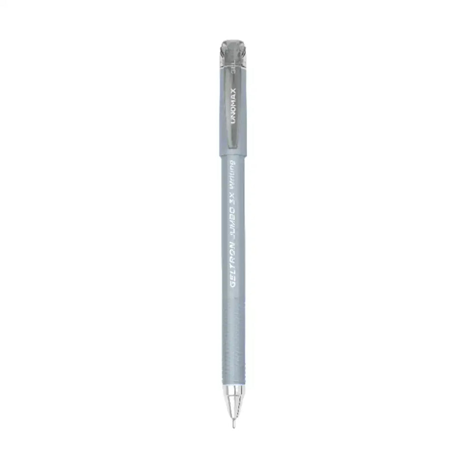 Unomax Geltron Jumbo 3X Gel Pen | Waterproof Ink | Ink Colour - Blue Black and Red - Black - Gel Pens
