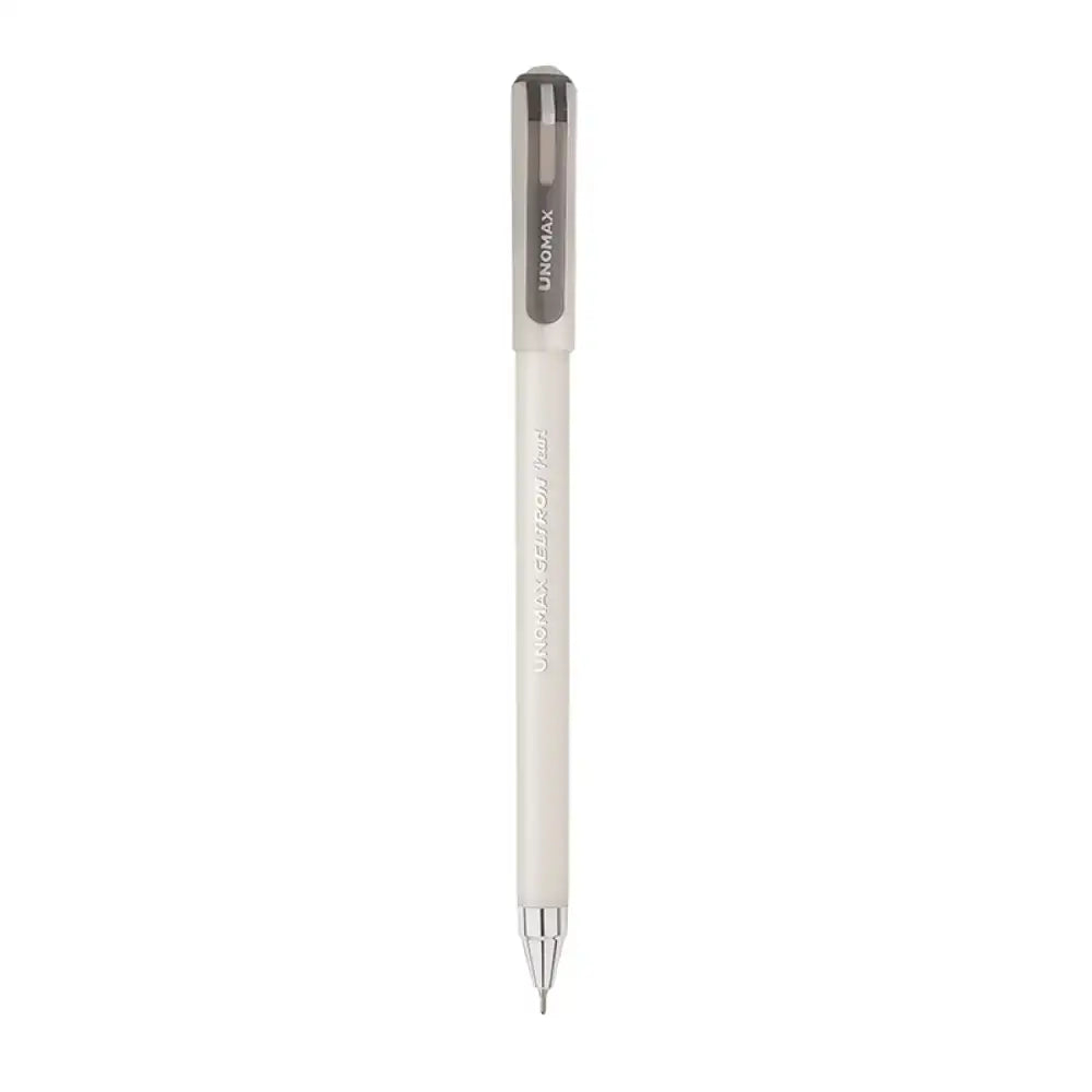 Unomax Geltron Pearl Gel Pen | Waterproof Ink | Ink Colour - Blue Black and Red - Black - Gel Pens
