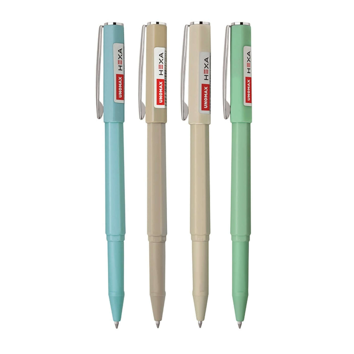 Unomax Hexa Gel Roller Pen | Ink Colour - Blue - Roller Ball Pens