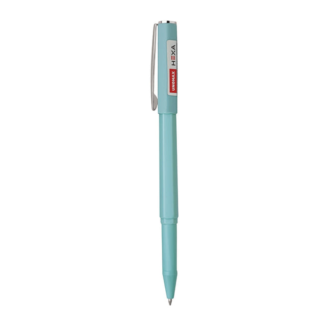 Unomax Hexa Gel Roller Pen | Ink Colour - Blue - Roller Ball Pens