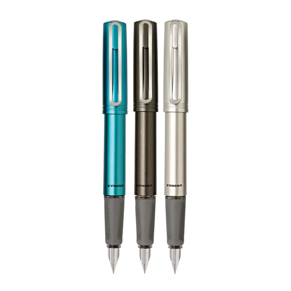 Unomax Icon Fountain Pen | Includes 3 Ink Cartridges and 1 Converter - Fountain Pen