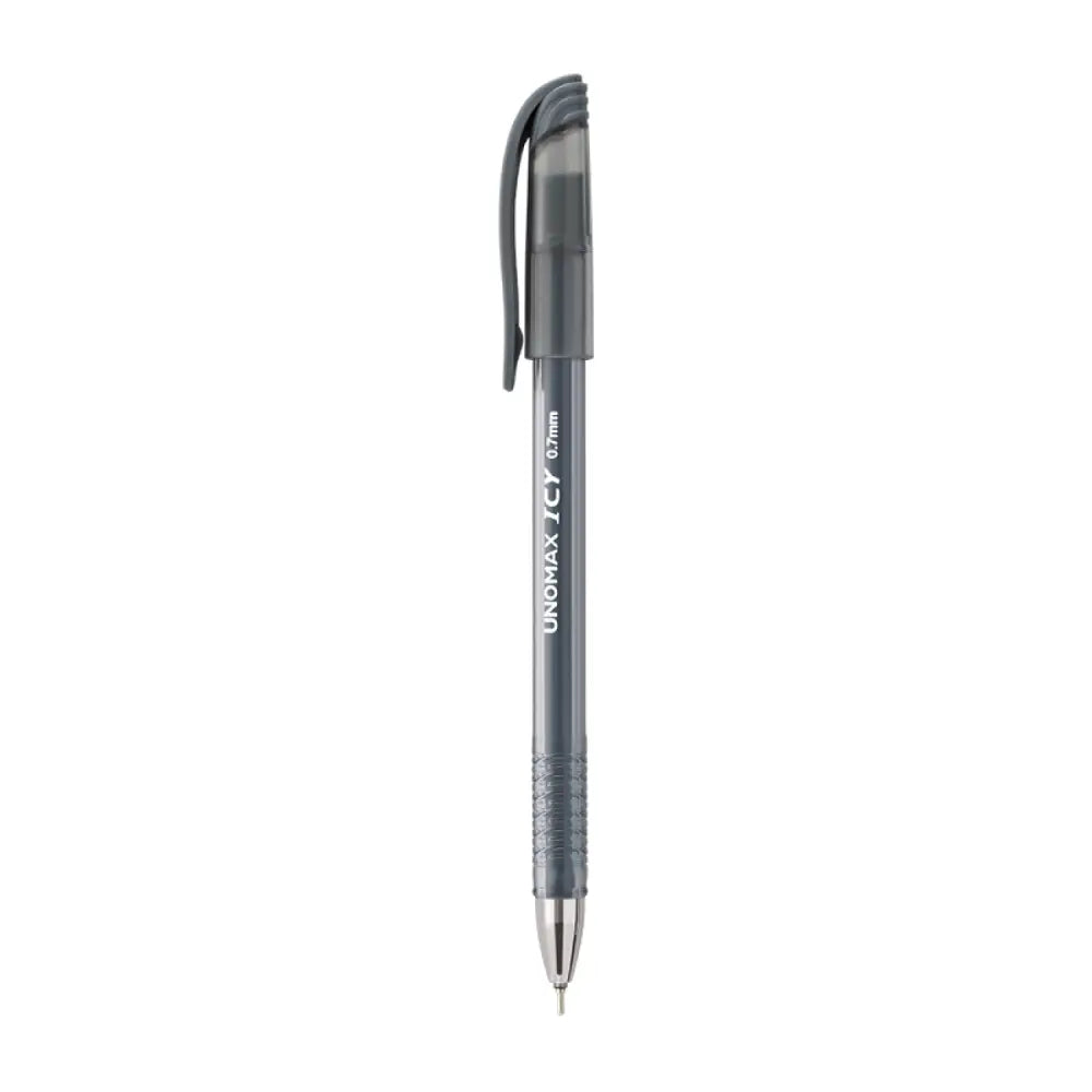 Unomax Icy Ball Pen | Ink Colour - Blue Black and Red - Black - Ball Pens