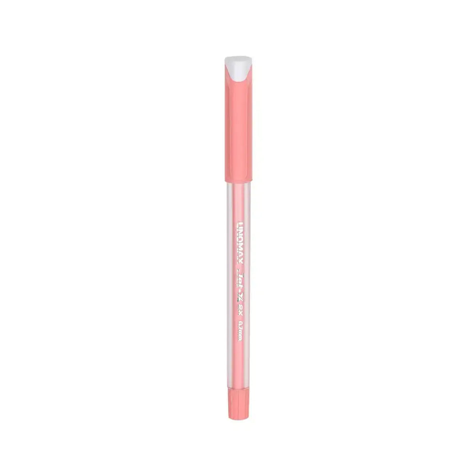 Unomax Jet-X 2X Ball Pen | Ink Colour - Blue Black and Red - Red - Ball Pens