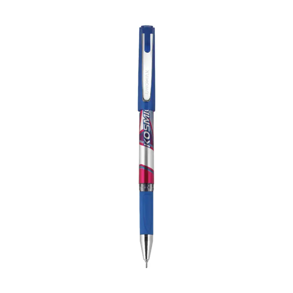 Unomax Kosmic Gel Pen | Waterproof Ink | Ink Colour - Blue and Black - Blue - Gel Pens