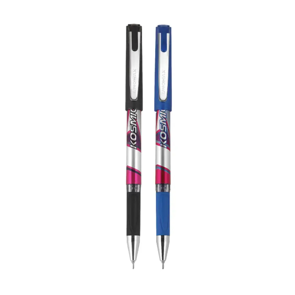 Unomax Kosmic Gel Pen | Waterproof Ink | Ink Colour - Blue and Black - Gel Pens