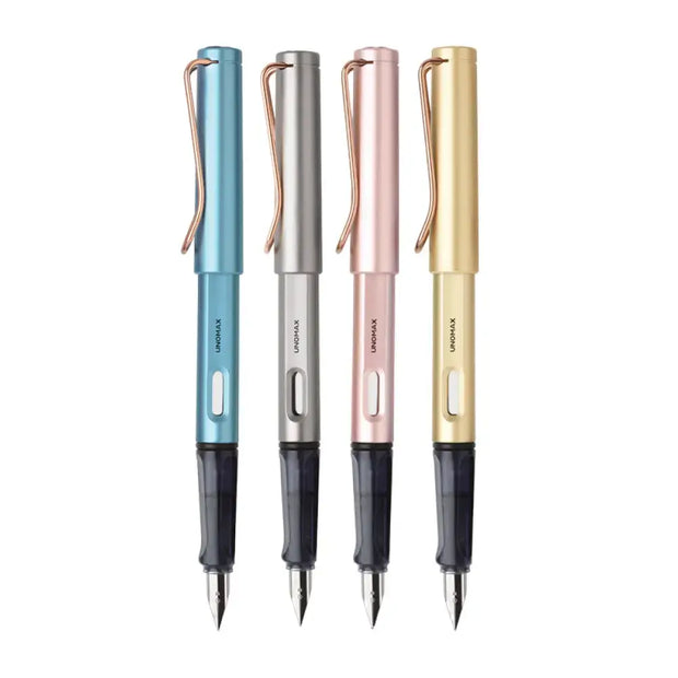 Unomax Magnum Fountain Pen | Includes 3 Ink Cartridges and 1 Converter - Fountain Pen