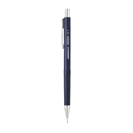 Unomax Matrix Mechanical Pencil 0.7mm | Includes 20 Leads with a premium matt finish for comfort and control.