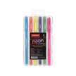 Unomax Neon Gel Pens | Set of 6 Colour Pens - Gel Pens