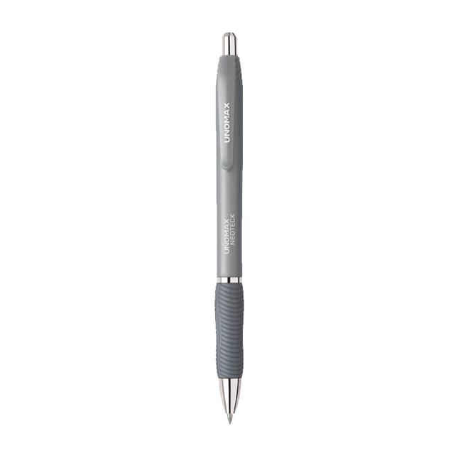 Unomax Neoteck RT Retractable Gel Pen | Soft Rubber Grip | Ink Colour - Blue and Black