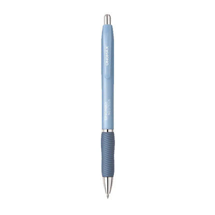 Unomax Neoteck RT Retractable Gel Pen | Soft Rubber Grip | Ink Colour - Blue and Black - Blue - Gel Pens