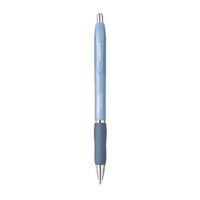 Unomax Neoteck RT Retractable Gel Pen | Soft Rubber Grip | Ink Colour - Blue and Black - Blue - Gel Pens
