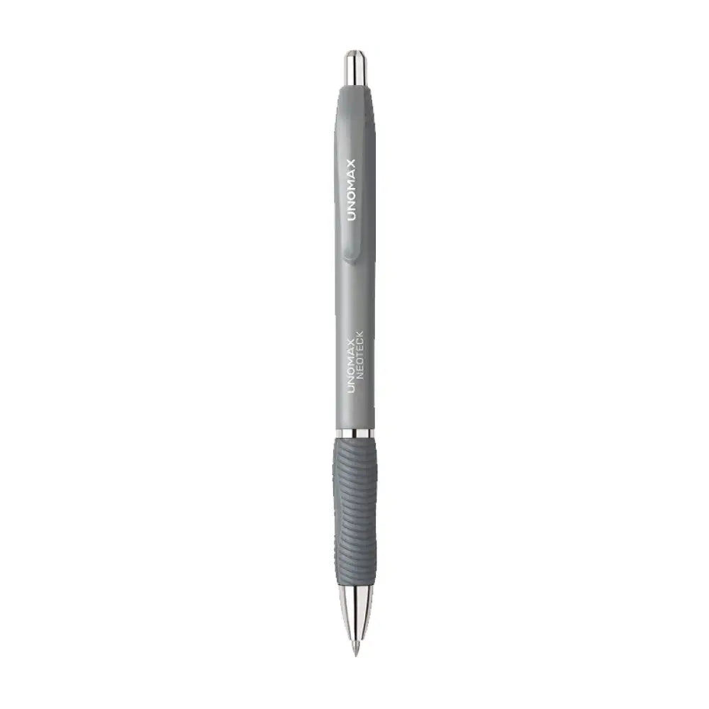 Unomax Neoteck RT Retractable Gel Pen | Soft Rubber Grip | Ink Colour - Blue and Black - Black - Gel Pens