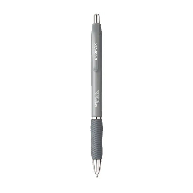 Unomax Neoteck RT Retractable Gel Pen | Soft Rubber Grip | Ink Colour - Blue and Black - Black - Gel Pens
