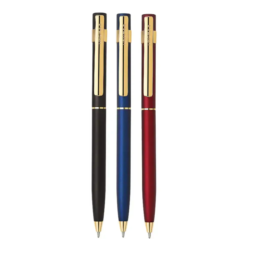 Unomax Nexa Gold Ball Pen | Ink Colour - Blue - Ball Pens