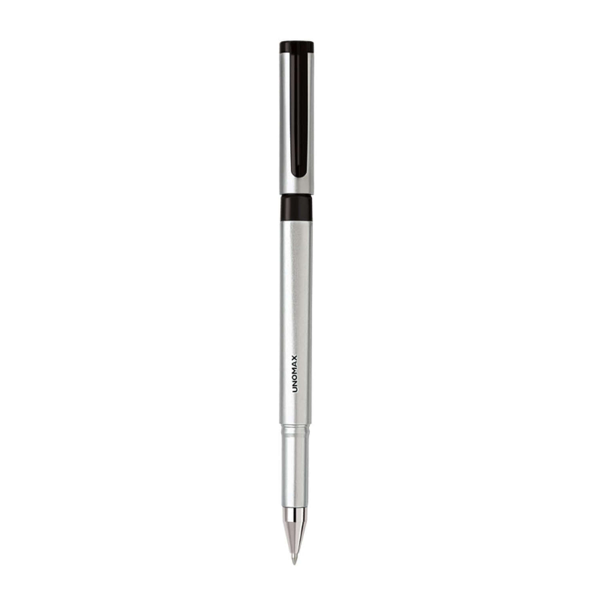 Unomax Quadra Gel Roller Pen | Ink Colour - Blue and Black - Black - Roller Ball Pens