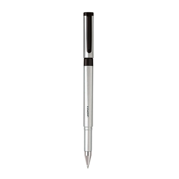 Unomax Quadra Gel Roller Pen | Ink Colour - Blue and Black - Black - Roller Ball Pens