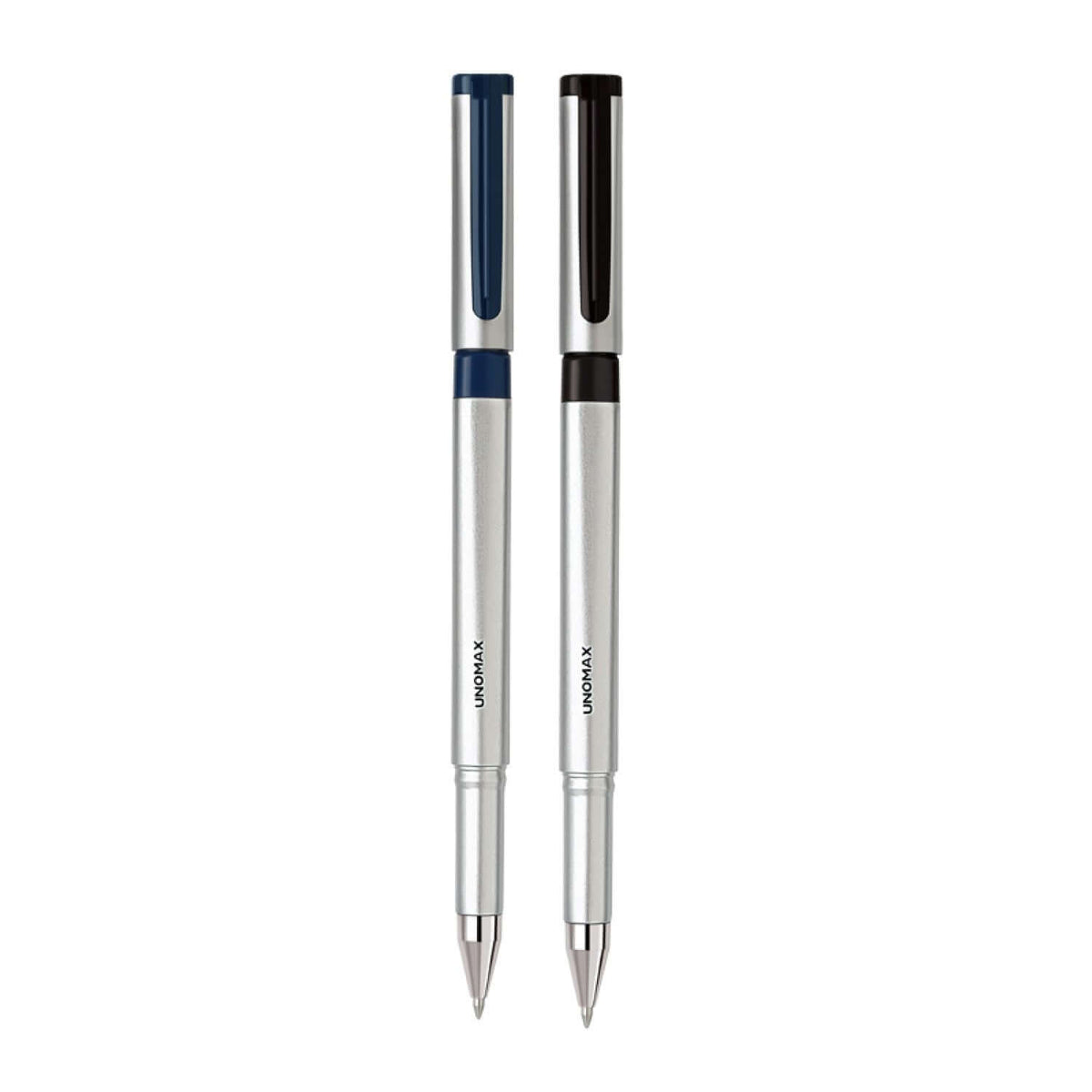 Unomax Quadra Gel Roller Pen | Ink Colour - Blue and Black - Roller Ball Pens