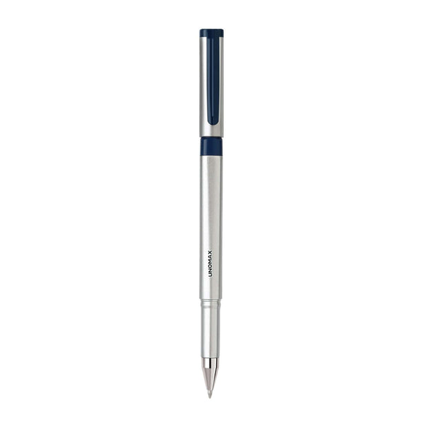 Unomax Quadra Gel Roller Pen | Ink Colour - Blue and Black - Blue - Roller Ball Pens