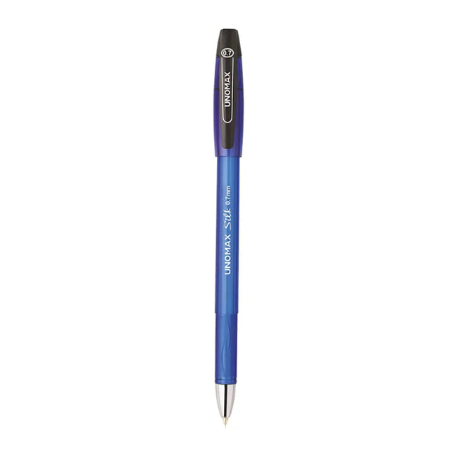 Unomax Silk Ball Pen | Ink Colour - Blue Black and Red - Blue - Ball Pens