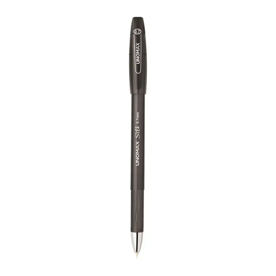 Unomax Silk Ball Pen | Ink Colour - Blue Black and Red - Black - Ball Pens
