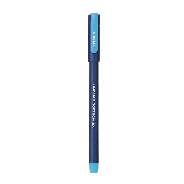 Unomax Softron 2X Ball Pen | Ink Colour - Blue Black and Red - Ball Pens