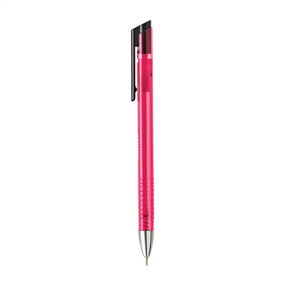 Unomax Tektron Ball Pen | Ink Colour - Blue Black and Red - Red - Ball Pens