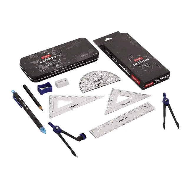 Unomax Ultron Mathematical Drawing Instruments Box - Geometry Box