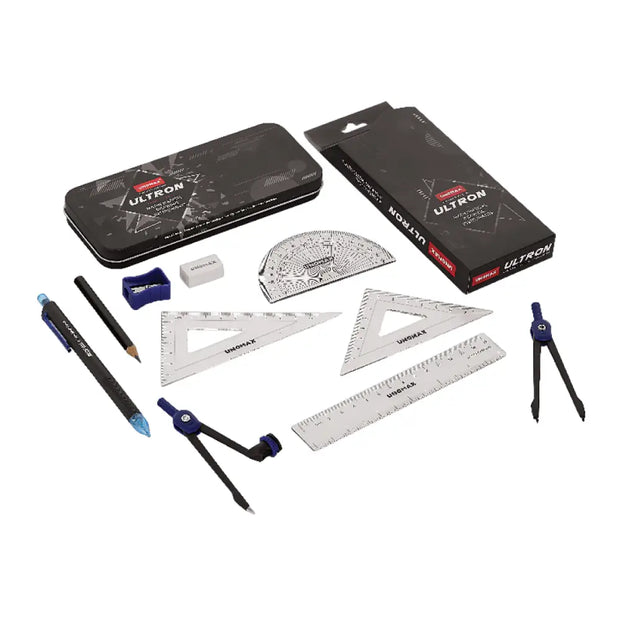 Unomax Ultron Mathematical Drawing Instruments Box - Geometry Box