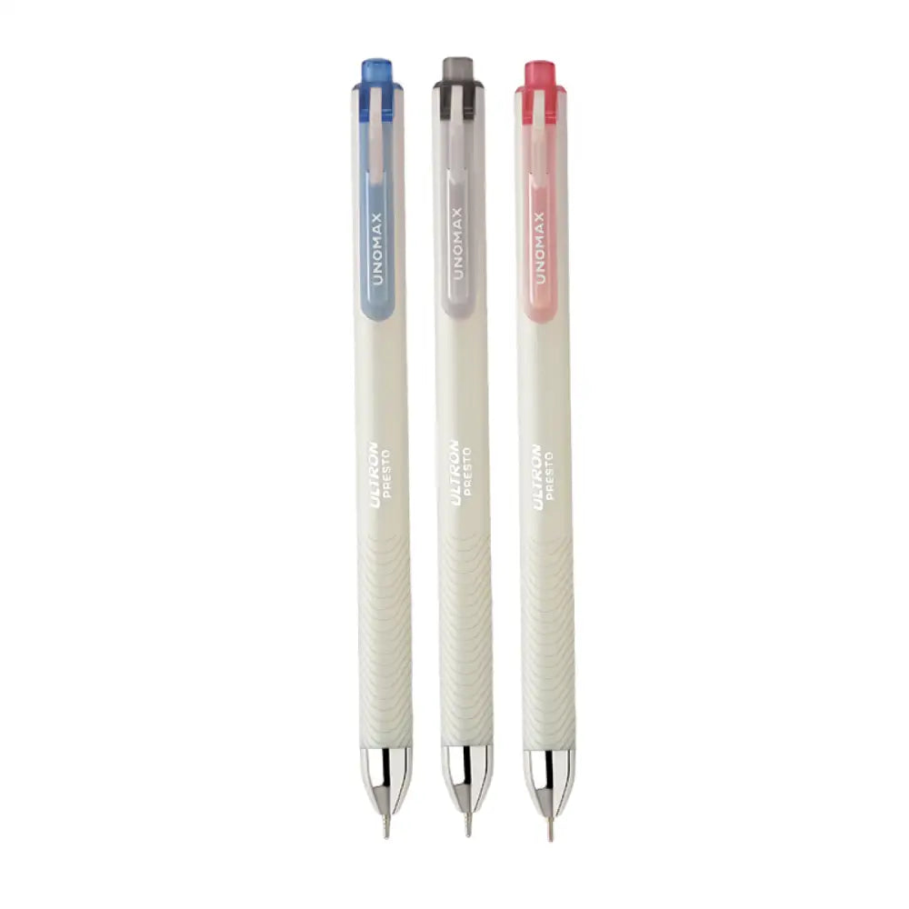Unomax Ultron Presto Pearl RT Ball Pen | Ink Colour - Blue Black and Red - Ball Pens
