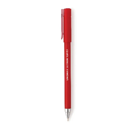Unomax Ultron Top 2X Ball Pen | Ink Colour - Blue Black and Red - Red - Ball Pens