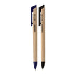 Unomax Wood Retractable Ball Pen | Ink Colour - Blue and Black - Ball Pens