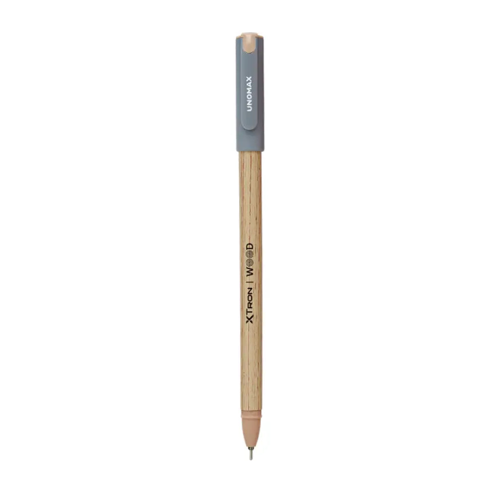 Unomax Xtron Wood Ball Pen | Ink Colour - Blue Black and Red - Black - Ball Pens