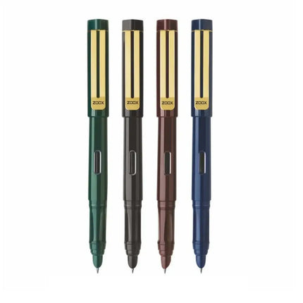 Zoox A9 Fountain Pen | Includes 3 Ink Cartridges and 1 Converter - Fountain Pen