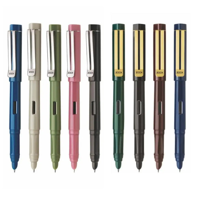 Zoox A9 Fountain Pen | Includes 3 Ink Cartridges and 1 Converter - Fountain Pen