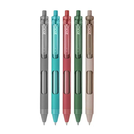 Zoox F7 Retractable Roller Gel Pen | Ink Colour - Blue and Black - Blue - Roller Ball Pens