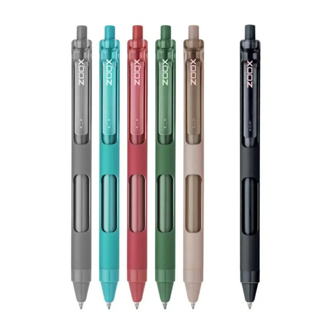 Zoox F7 Retractable Roller Gel Pen | Ink Colour - Blue and Black - Roller Ball Pens